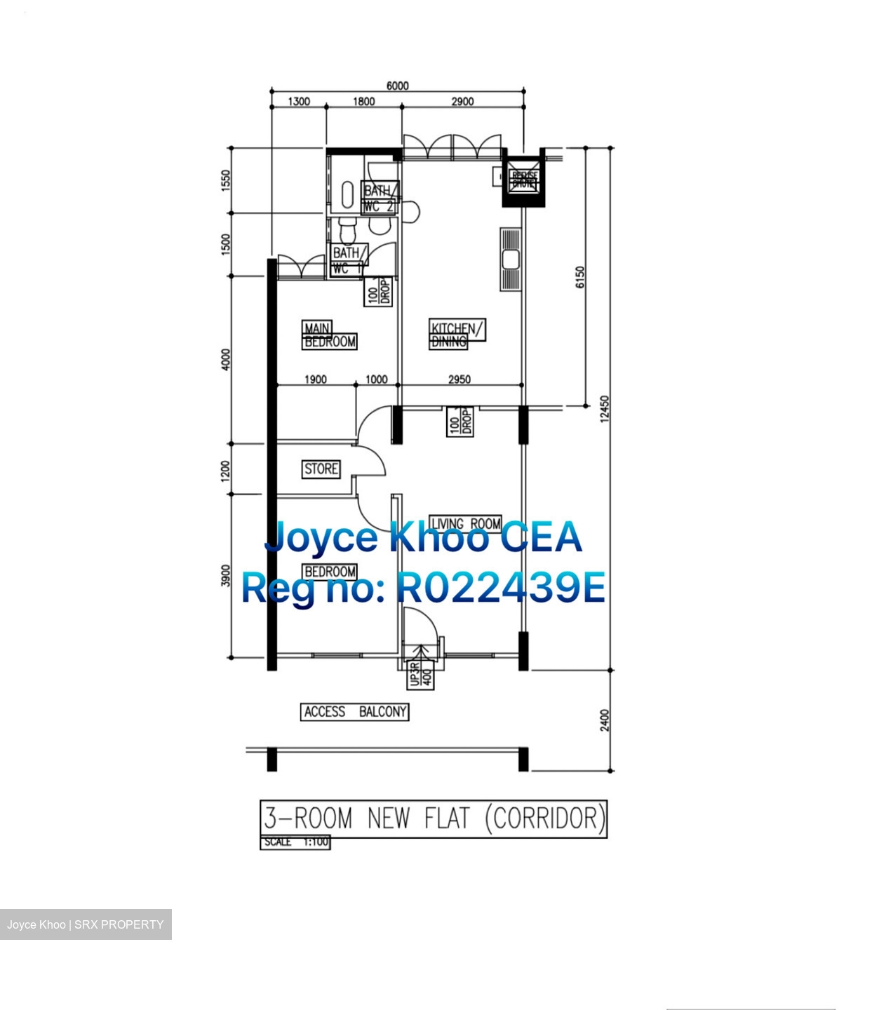 Blk 331 Clementi Avenue 2 (Clementi), HDB 3 Rooms #547571061